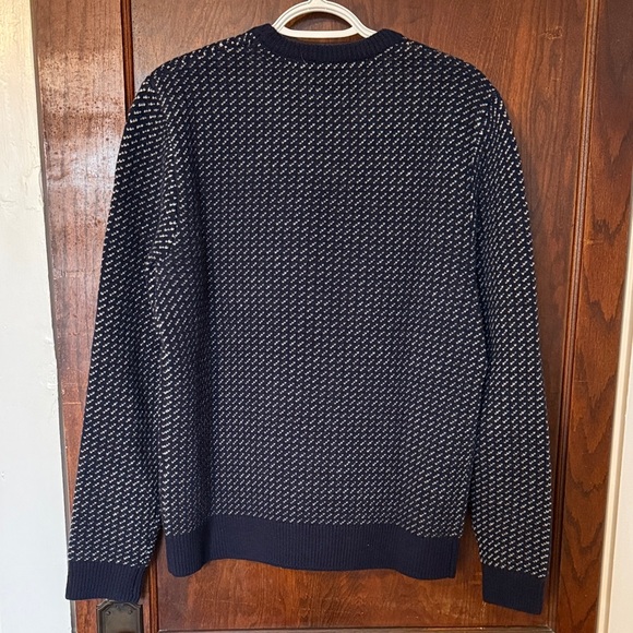 Flint and Tinder Nordic Wool Sweater - Navy, Medium - Picture 4 of 4